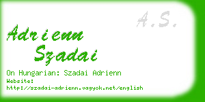 adrienn szadai business card